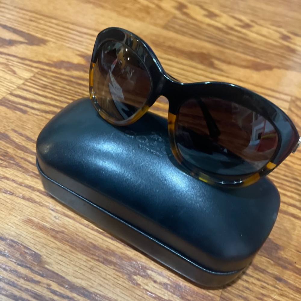 Coach Sunglasses style 5404T3 Black Tortoise Gradient/Black, - Picture 5 of 8
